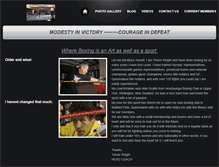 Tablet Screenshot of fightwrightboxing.com